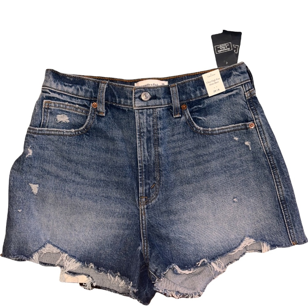 Abercrombie ultra high rise mom short curve love size 29/8